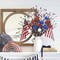 8 Pcs Patriotic Artificial Flowers 16.9in 4th of July Berry Stems Red White Blue Glitter Star Pip Berry Picks for Independence Day Wedding Home Table Centerpiece Décor
